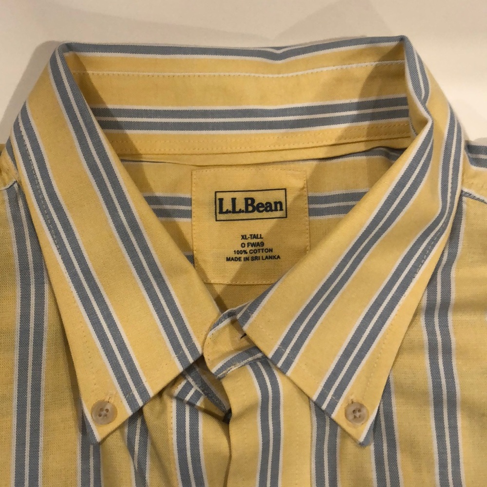 XL Tall LL Bean short sleeve shirt